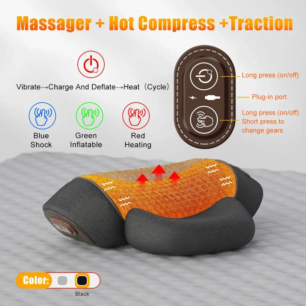 3-in-1 Neck & Shoulder Massager with Heat