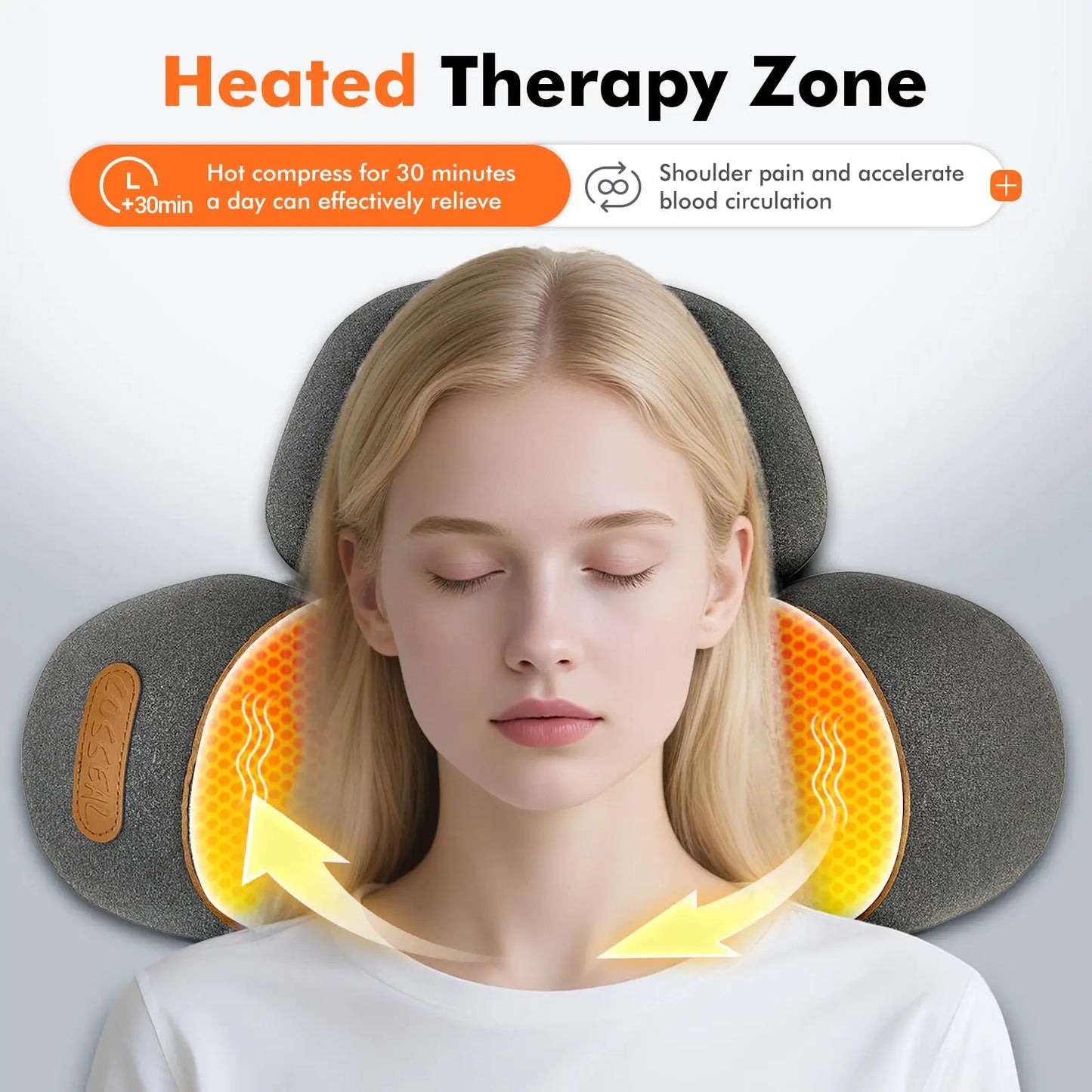 3-in-1 Neck & Shoulder Massager with Heat