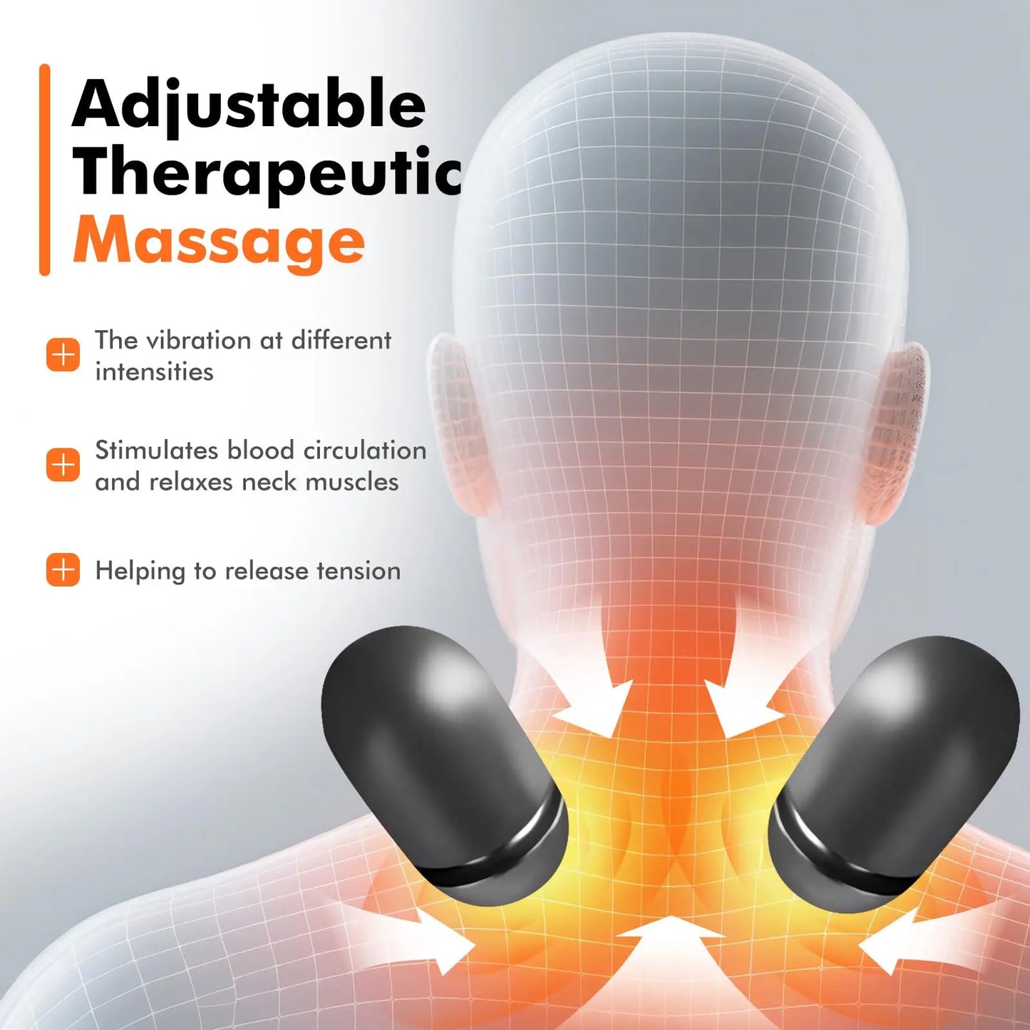 3-in-1 Neck & Shoulder Massager with Heat