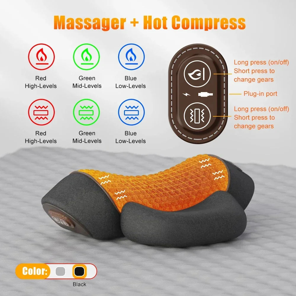 3-in-1 Neck & Shoulder Massager with Heat