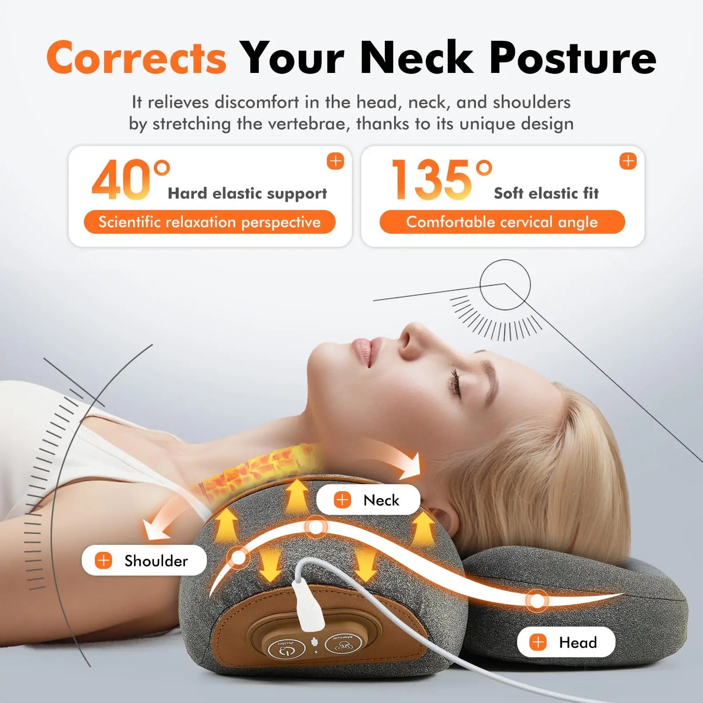 3-in-1 Neck & Shoulder Massager with Heat